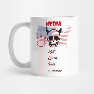 Media Most Effective Devil In America Funny design illustration Mug